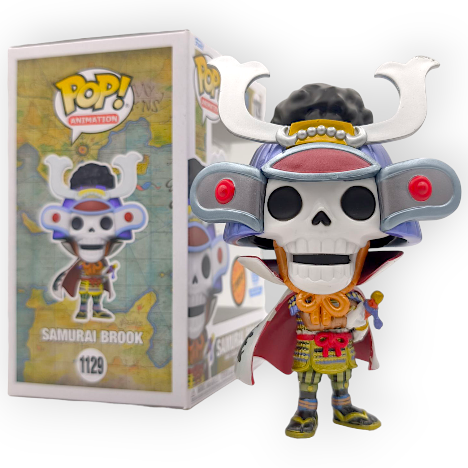 FUNKO POP <One Piece海賊王>布魯克(和之國.武士鎧)_金屬色(Chase版)-No.1129
