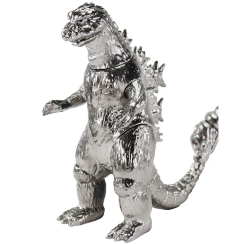 CCP ミドルサイズシリーズ 第13弾 ゴジラ(1964) メッキペイントシルバーVer.