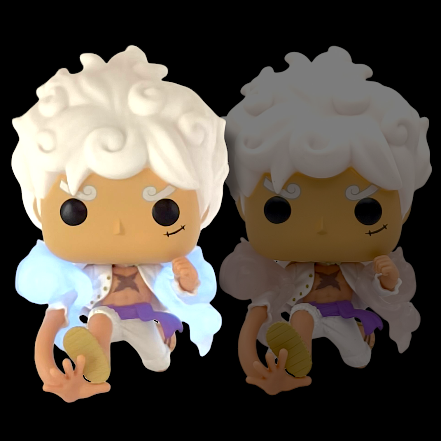 FUNKO POP<One Piece海賊王>路飛_五檔_尼卡型態(夜光Chase版)-No.1607