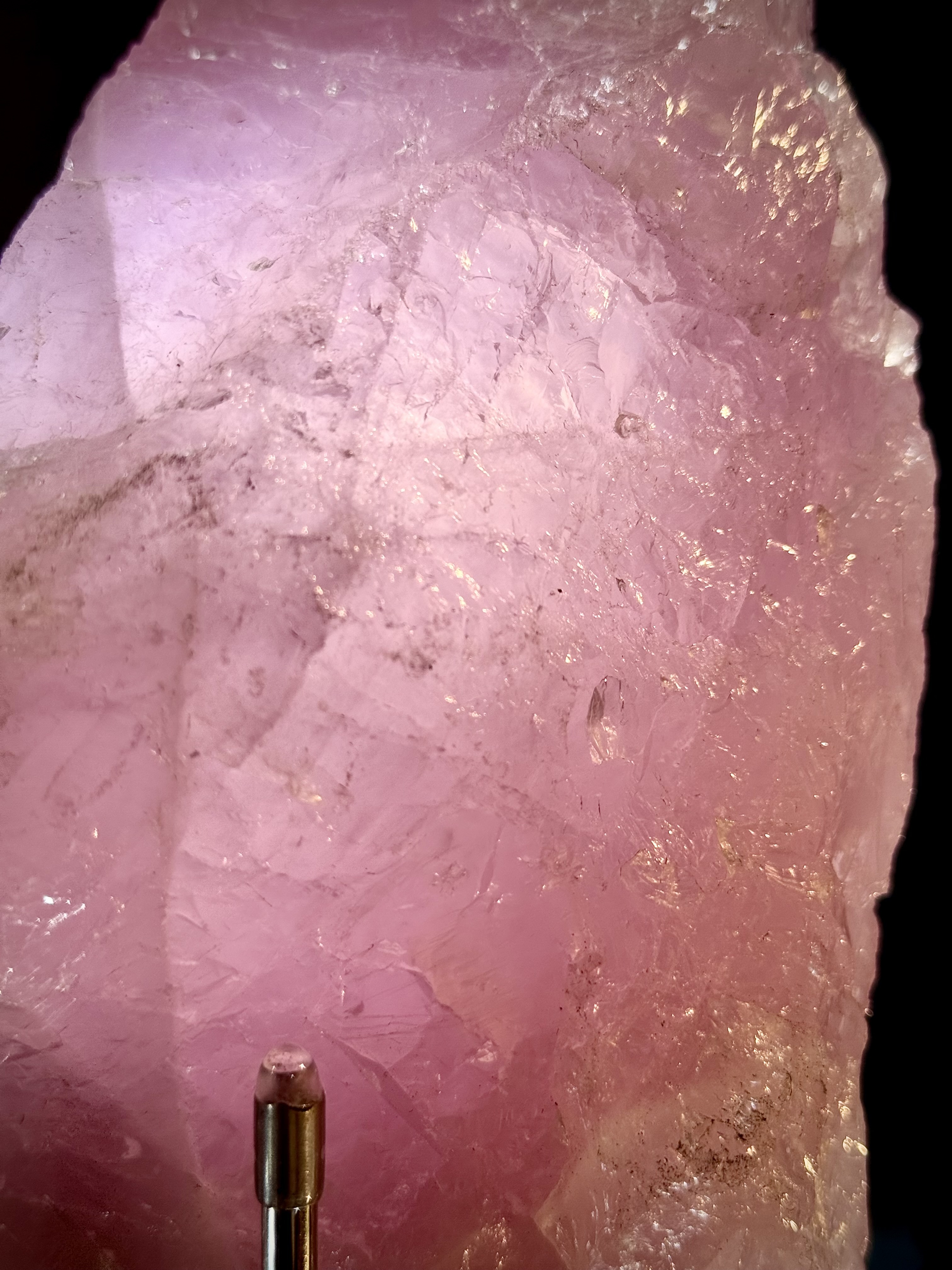 粉晶原石擺件 5015