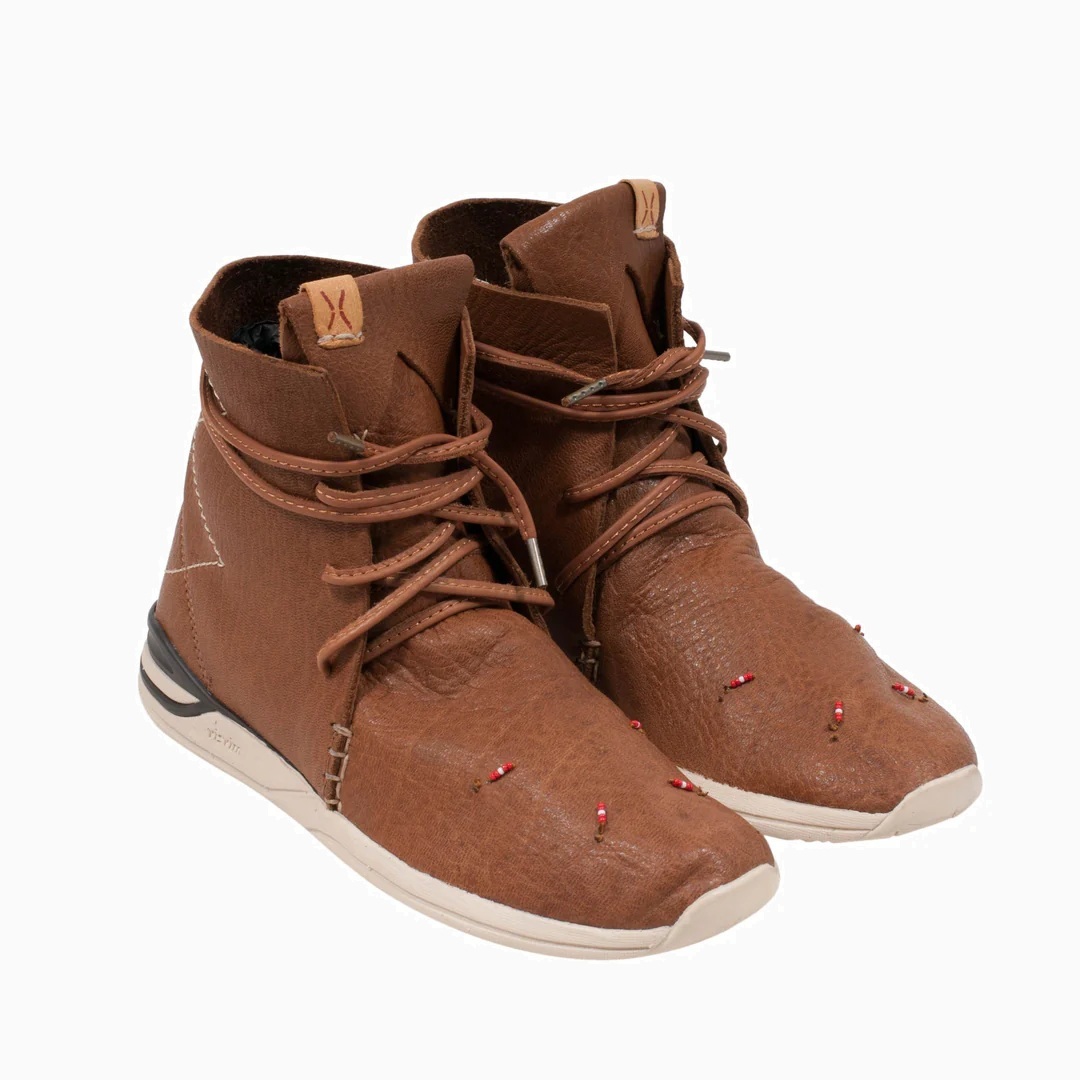 LAST SALE: VISVIM HURON MOC HI-FOLK *DEER LEATHER - BROWN SIZE 8 PRE ORDER ITEM (預訂中)