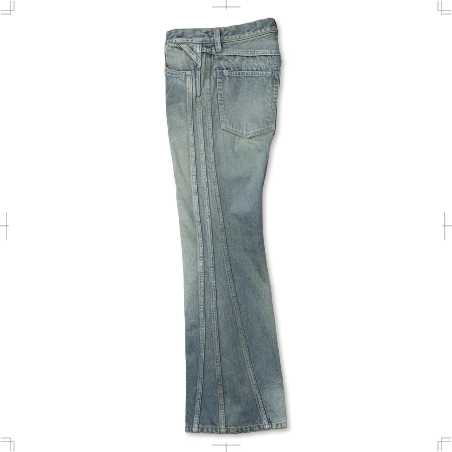ROTOL - TRIPLE SEAMS 6P DENIM FLARE DAMAGE / INDIGO