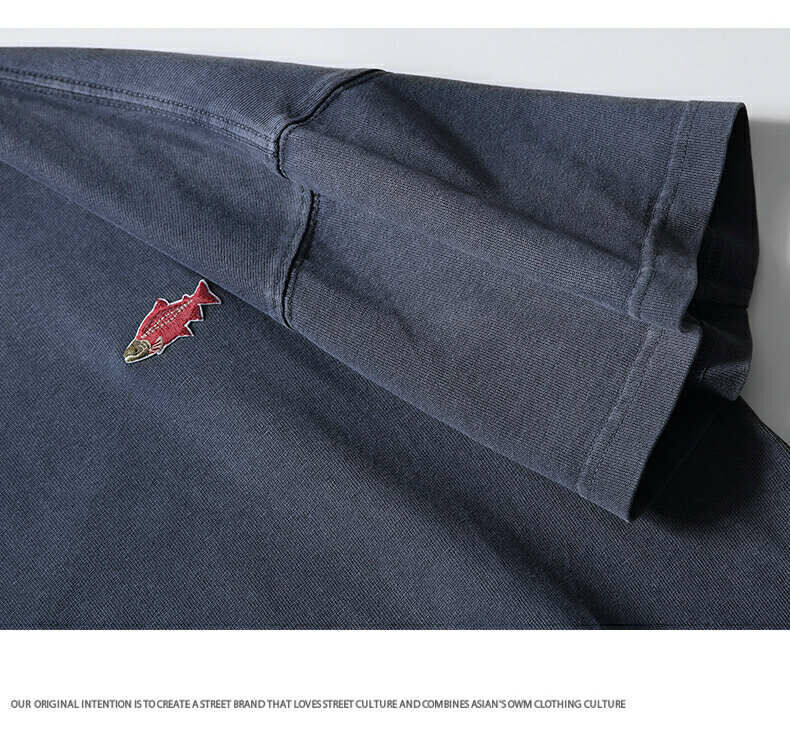 BSCP MG77677 魚圖鑑 純棉重磅短tee 300g 寬版 直噴印花