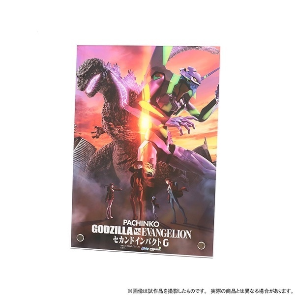 4550621315459 MOVIC 預訂 2025/7月 エヴァンゲリオン　アクリルパネル／ポスタービジュアル、ゴジラ対エヴァンゲリオン セカンドインパクトG