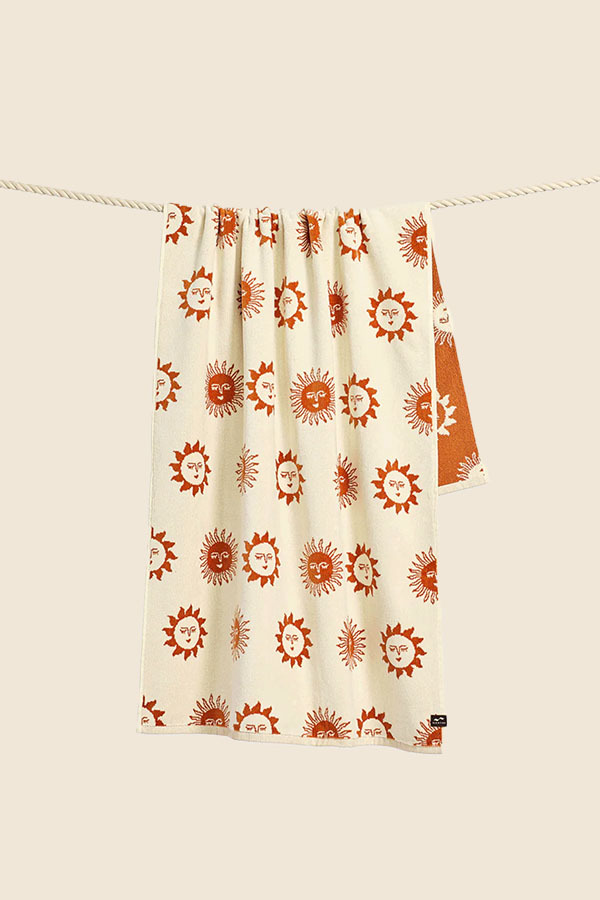 SLOWTIDE - SUNBURN 浴巾-奶油色