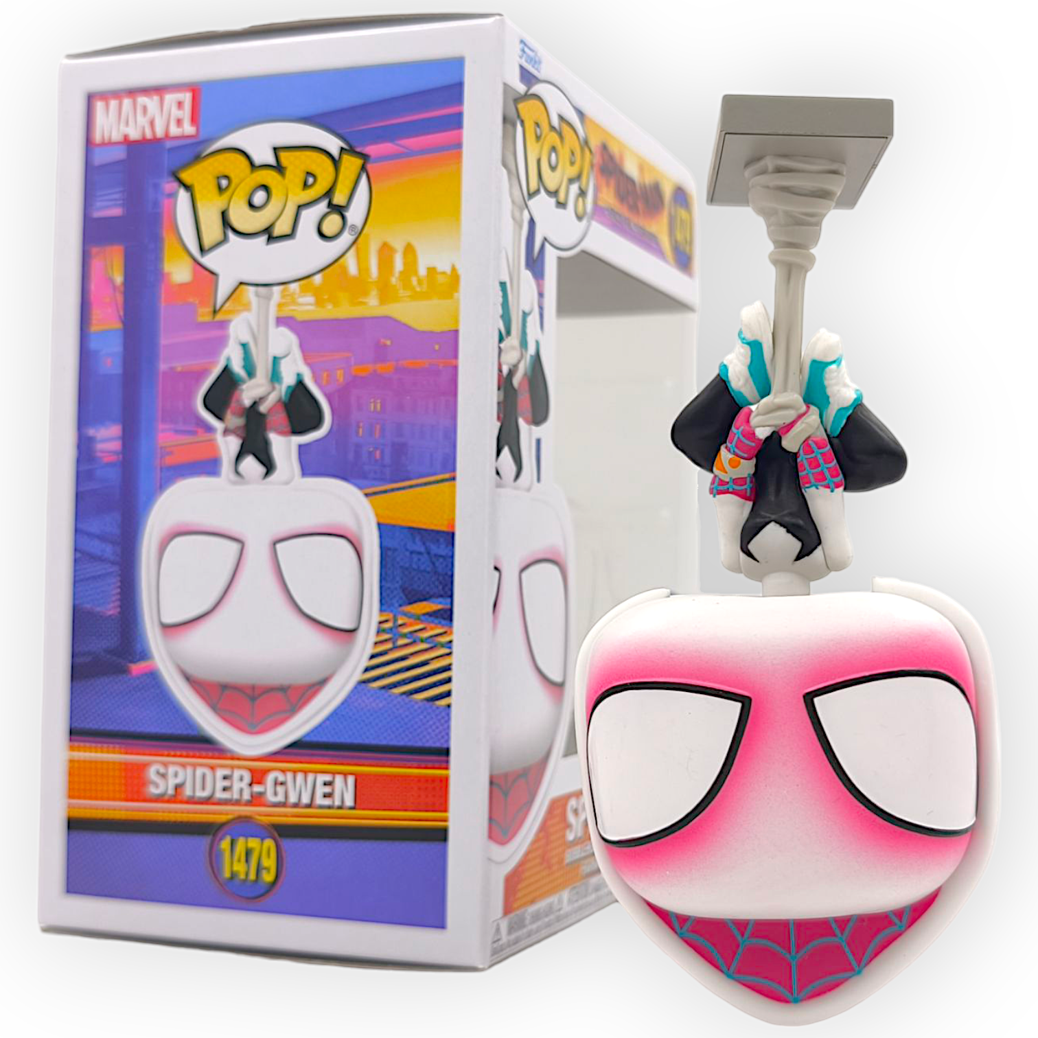 FUNKO POP<蜘蛛俠:飛躍蜘蛛宇宙>Spider-Gwen_倒吊-No.1479