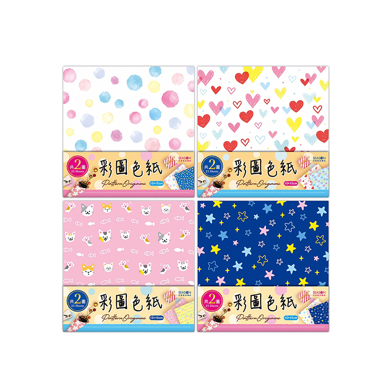 四季紙品 Pattern色紙 10張+15張【GT2025】