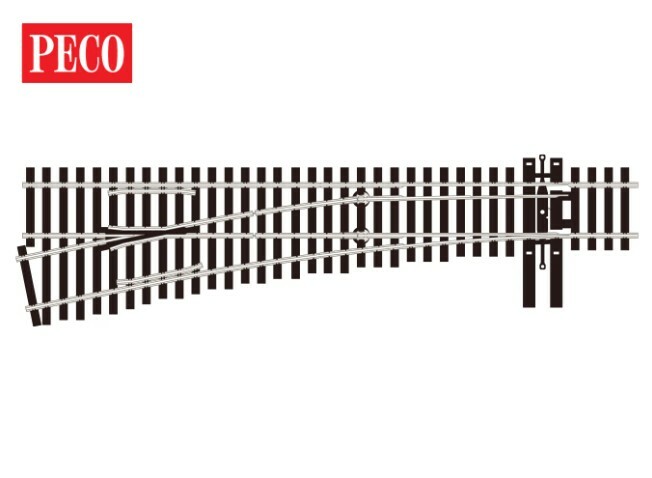 Peco SL-8352 HO規 R5 11.4度 左岔軌