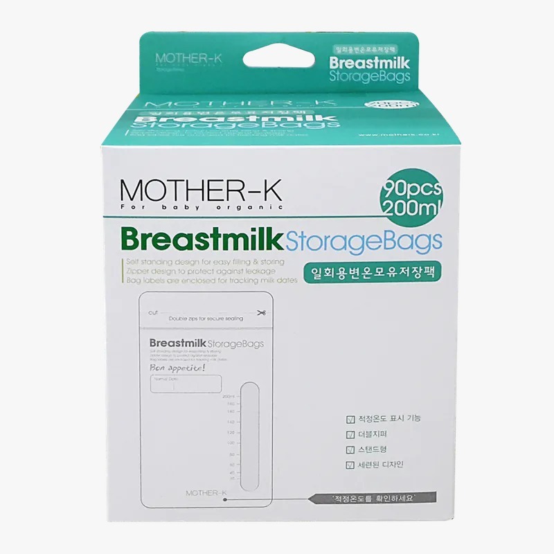 Mother-K 溫感母乳抗菌袋 - 200ml