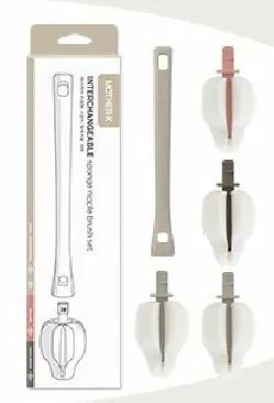 Mother-K - 可替換式海綿奶嘴刷(附3個替換頭)