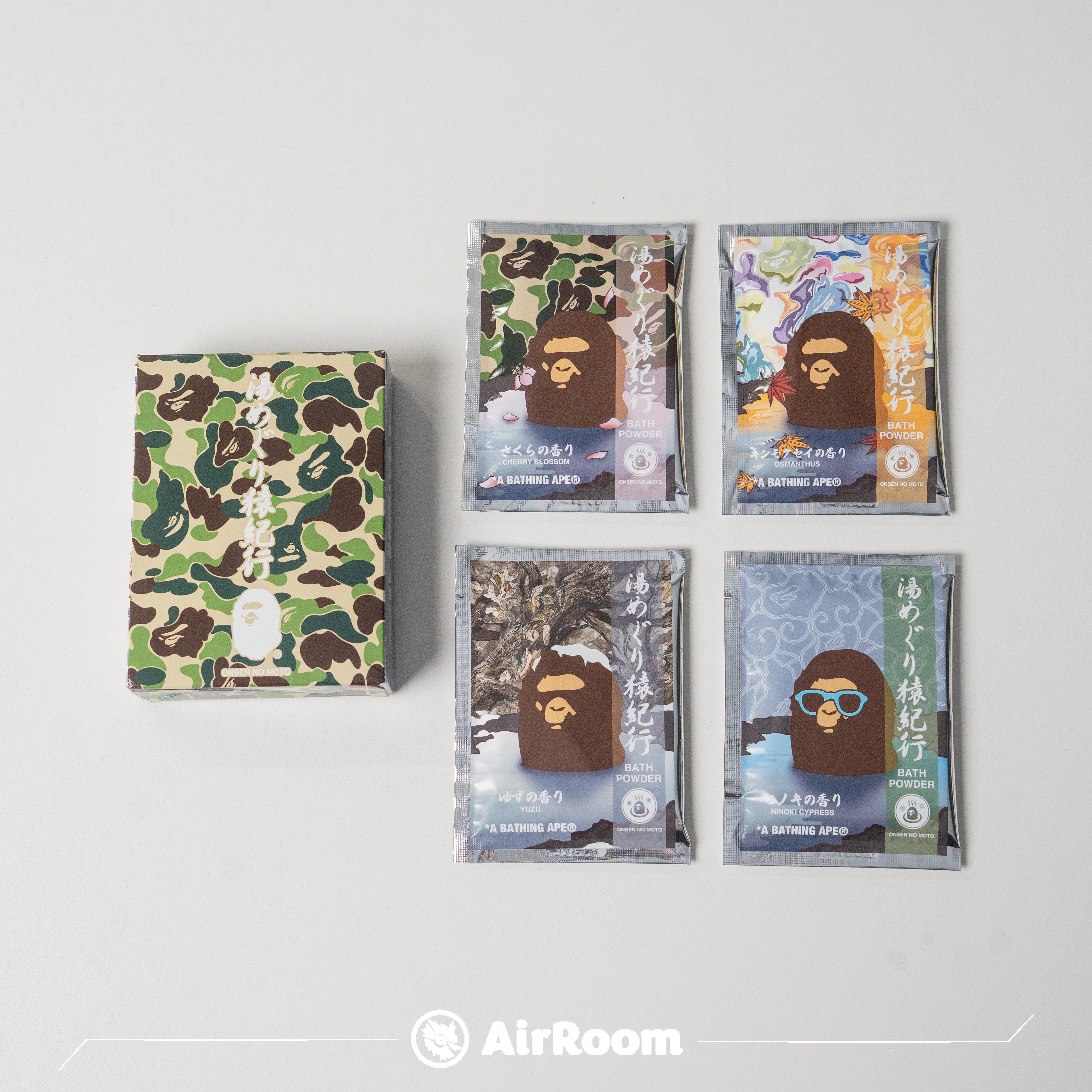 2025SS A BATHING APE BAPE 會員限定 溫泉粉 泡澡粉 一組四入 現貨