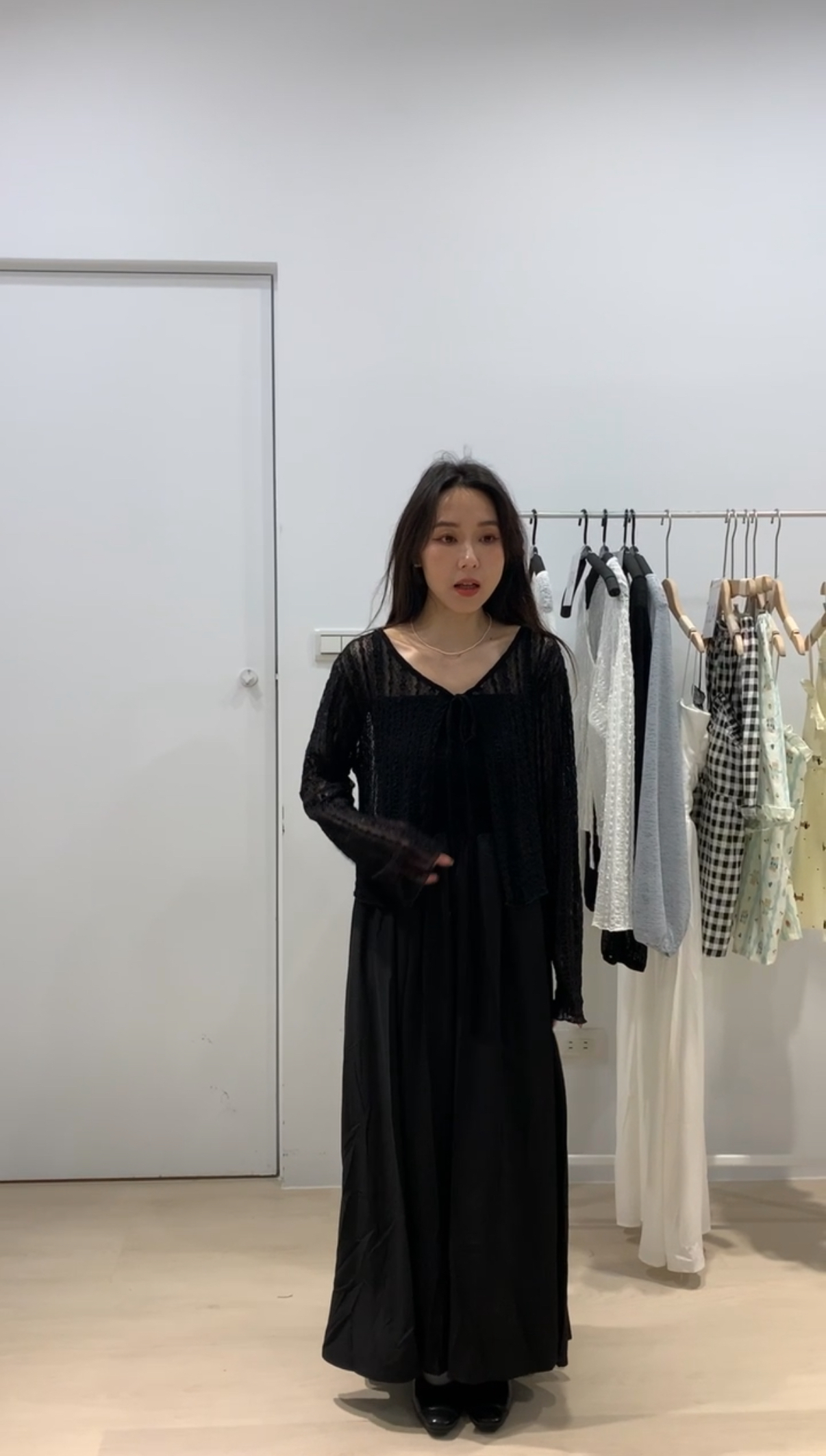 仙女的綁帶蕾絲罩衫 _38523