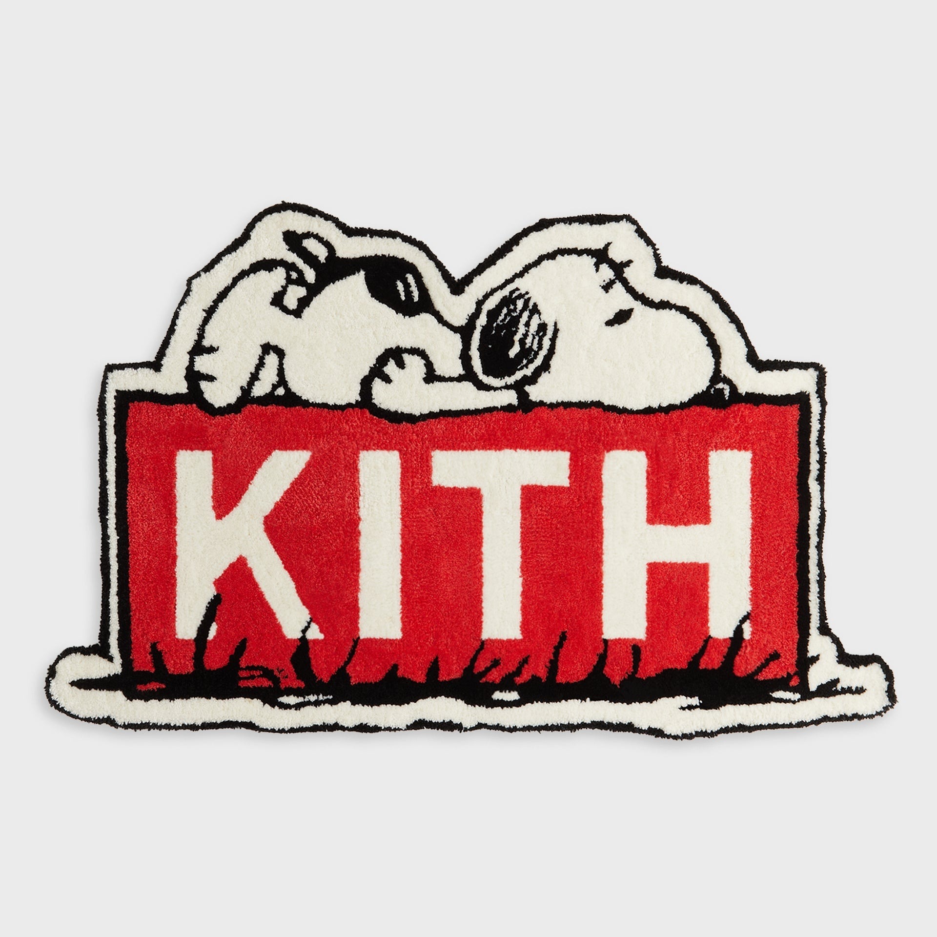 2025SS Kith for Peanuts Classic Logo Area Rug Snoopy 史奴比 聯名 地毯 地墊 腳踏墊 現貨