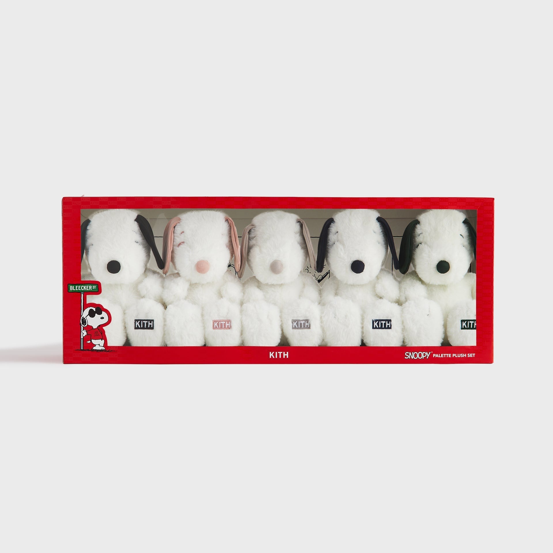 2025SS Kith for Peanuts Palette Snoopy Plush Set 史奴比 聯名 限量 布偶 娃娃 五隻一組 現貨