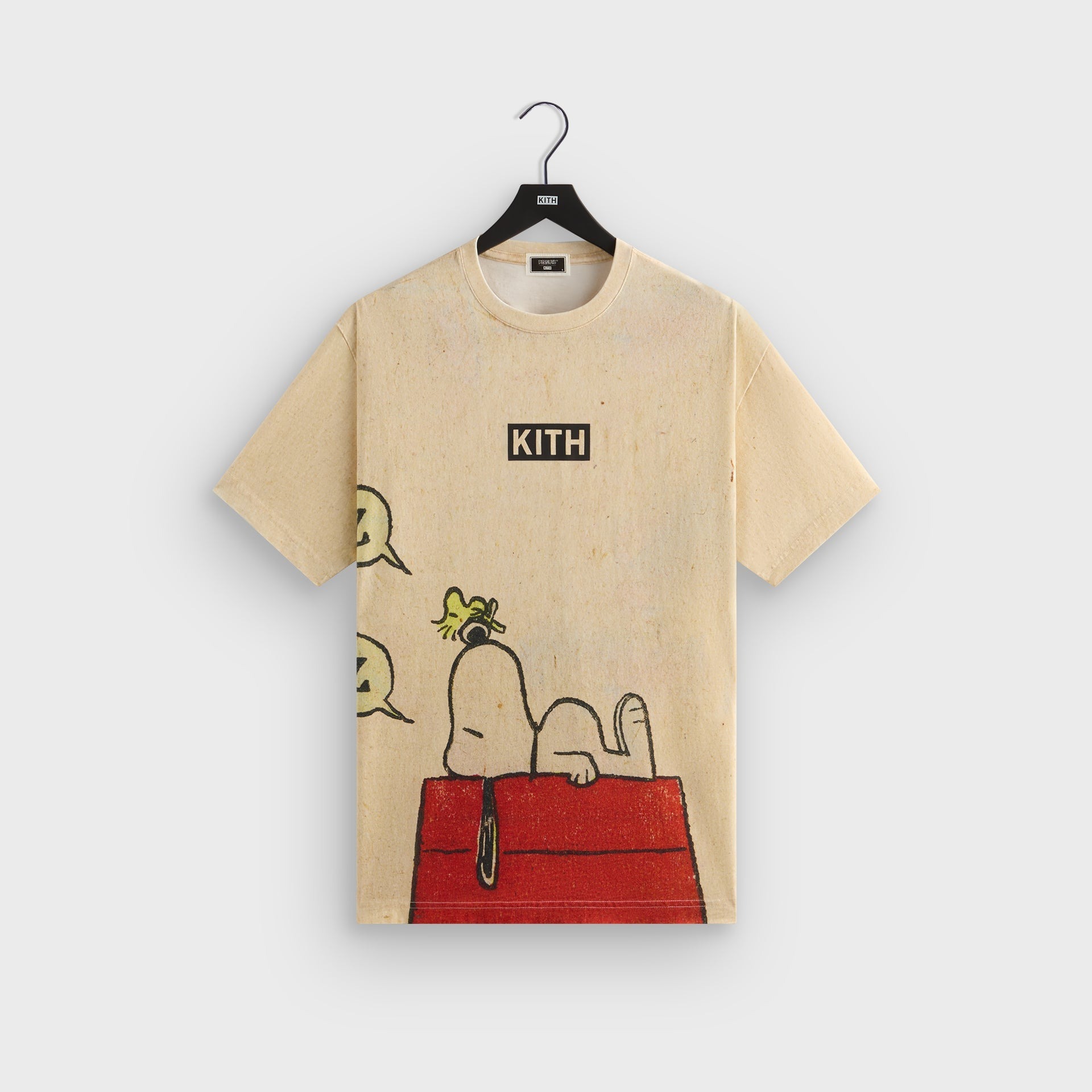 2025SS Kith for Peanuts Sleeping Doghouse Comic Vintage Tee Snoopy 史奴比 聯名 水洗 復古 短T 現貨