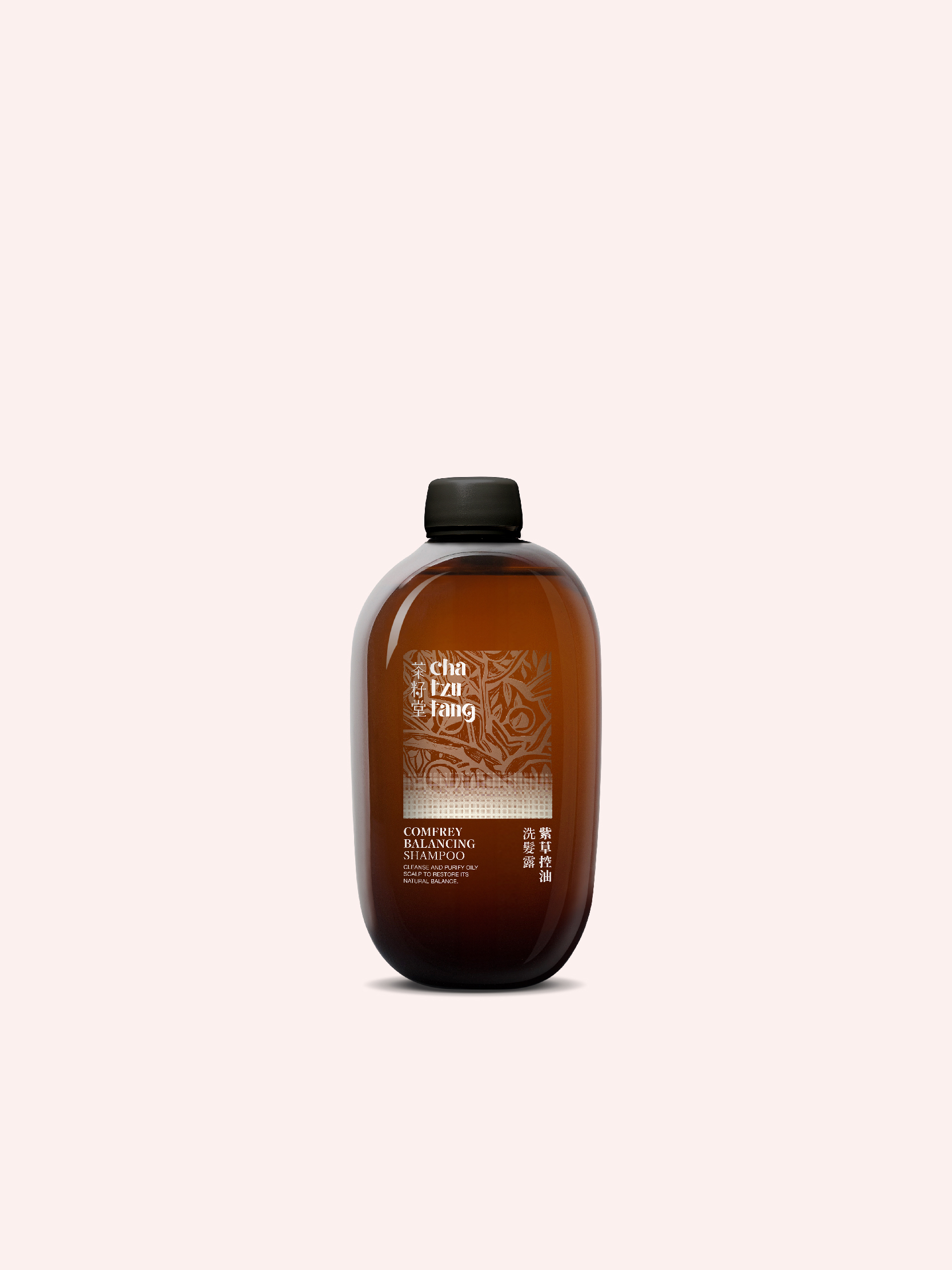紫草控油洗髮露替換瓶500mL｜茶籽堂