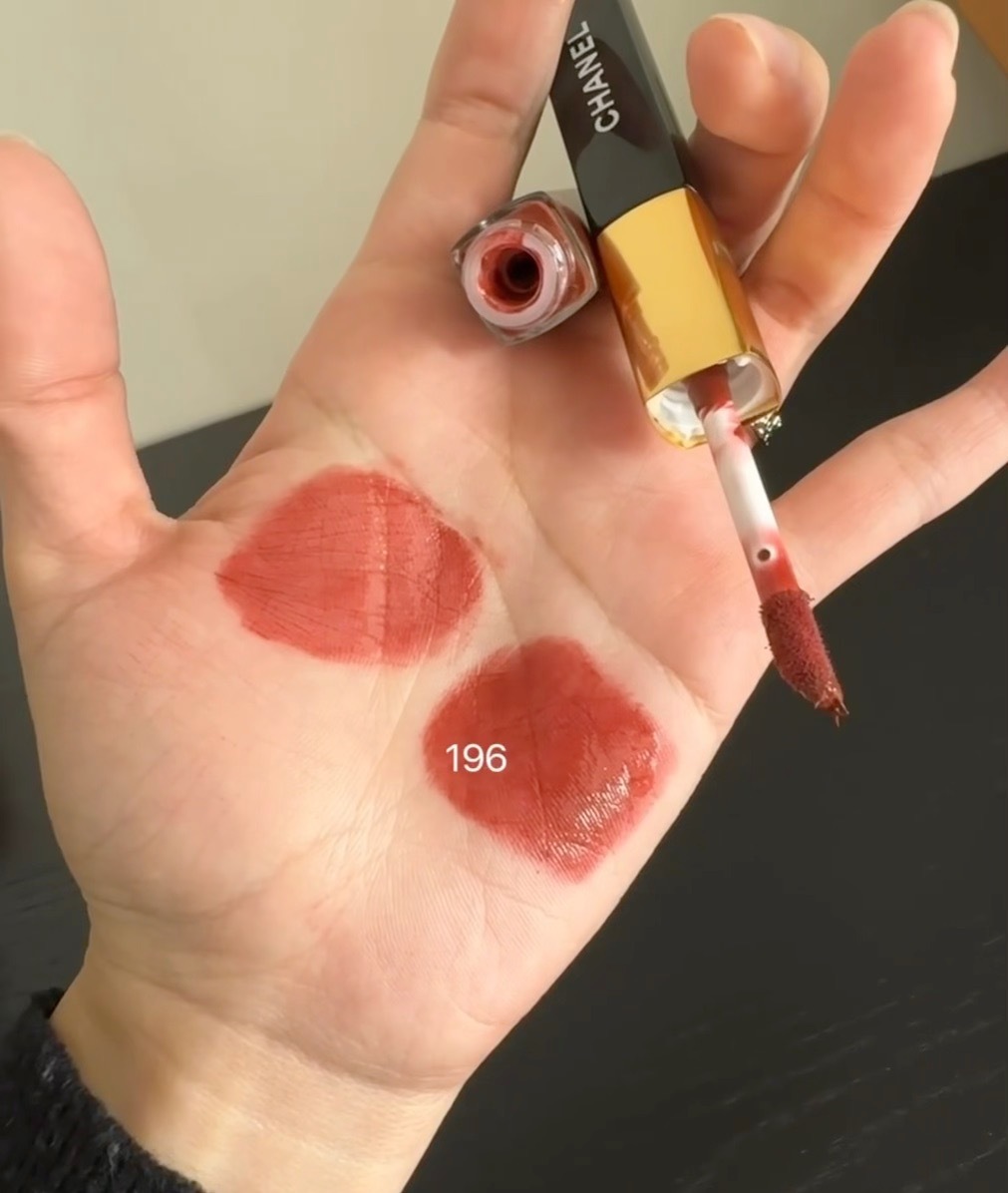 CHANEL 香奈兒  雙頭唇釉 超炫耀持色唇萃 #196 新色