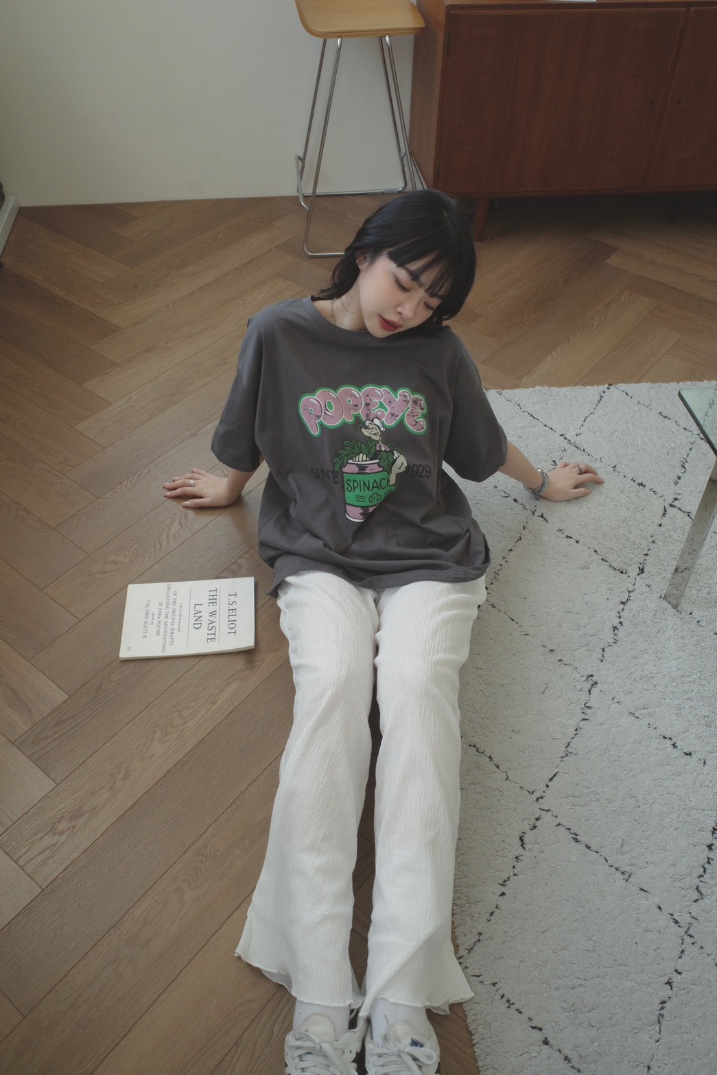 <女裝現貨💗> A023 超彈皺皺高腰寬鬆垂感褲 三色