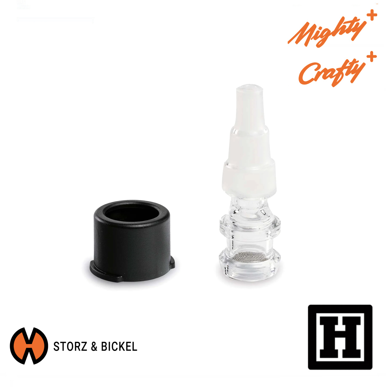 Storz & Bickel Bong Adapter 3 in1 玻璃轉接座