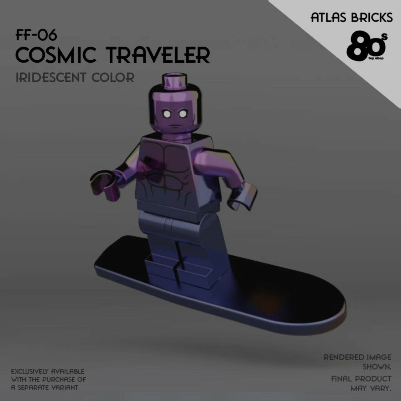 【預訂】【80s Toyshop x Atlas Bricks】銀色滑翔者