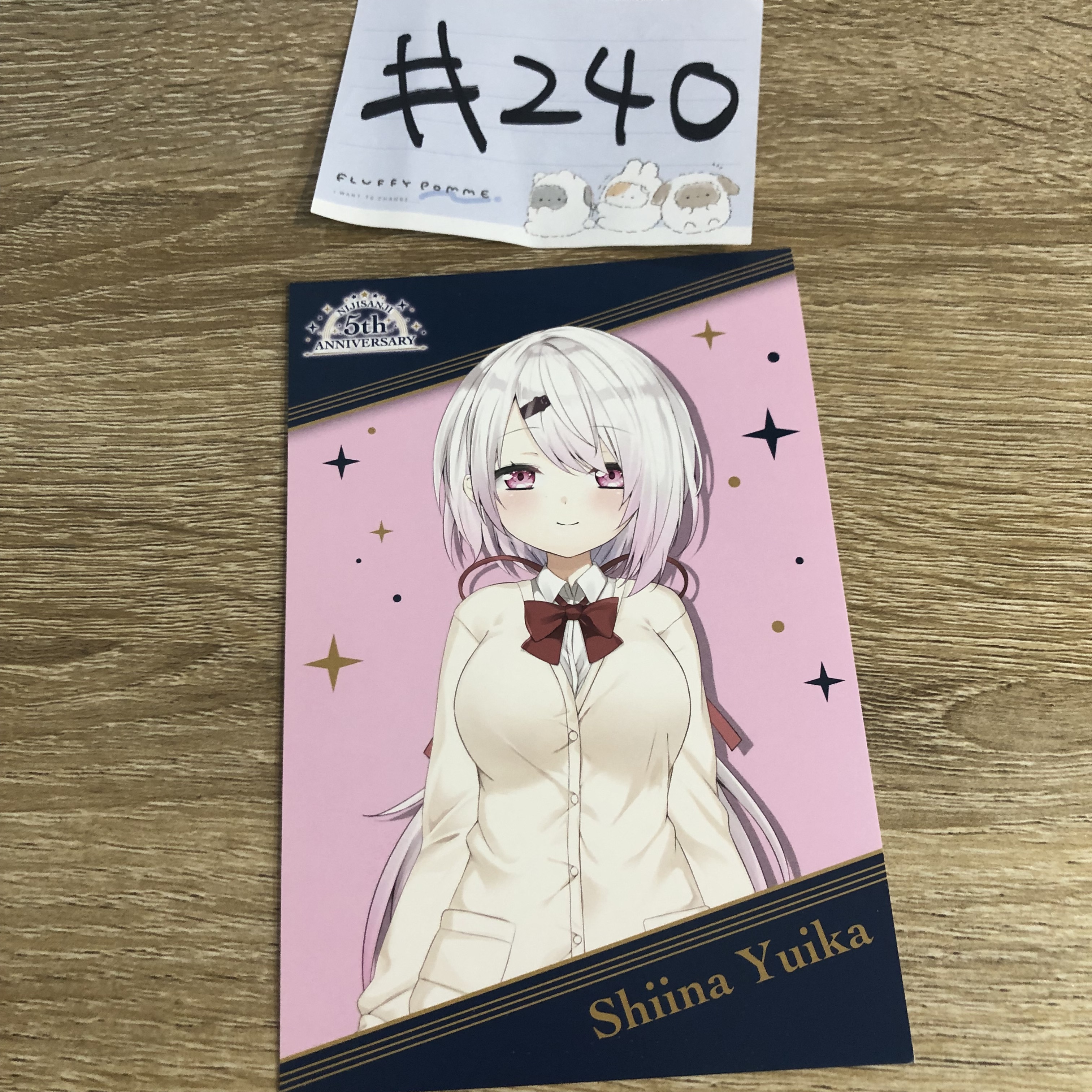 彩虹社 椎名 明信片#240