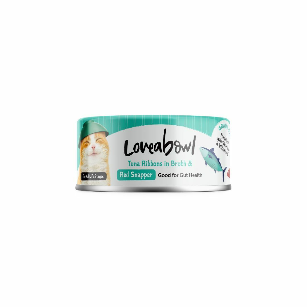 (VIP) Loveabowl 無穀物絲滑香香魚系列 護毛吞拿魚紅鯛魚 70g (Exp: Jul-2027)