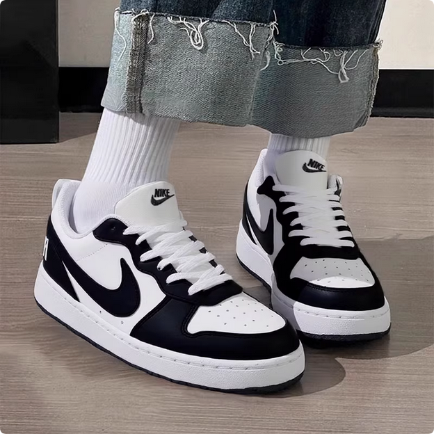 【預訂】 Nike Court Borough Low Recraft 黑白-GS