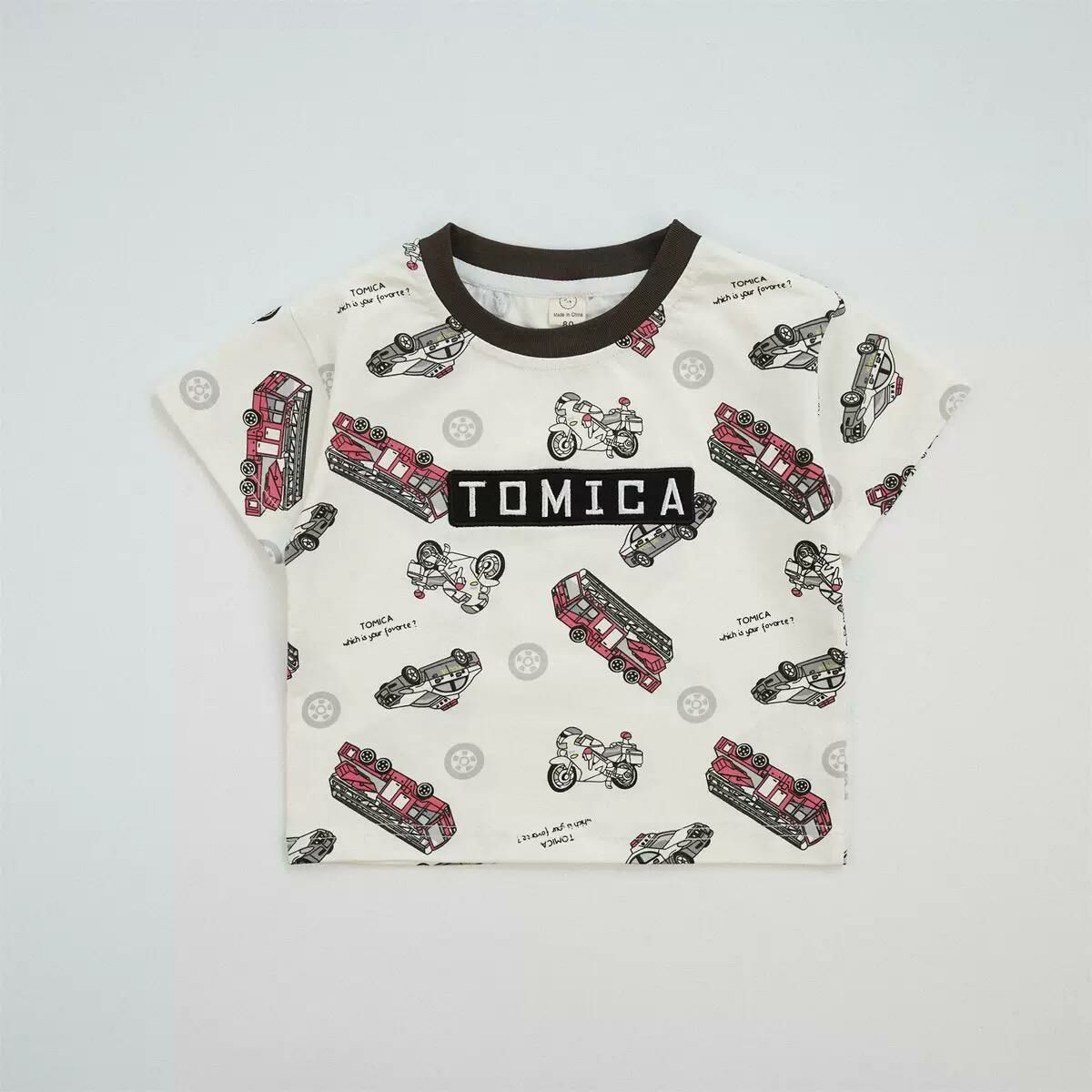 廠單 Tomica 消防車滿印短袖