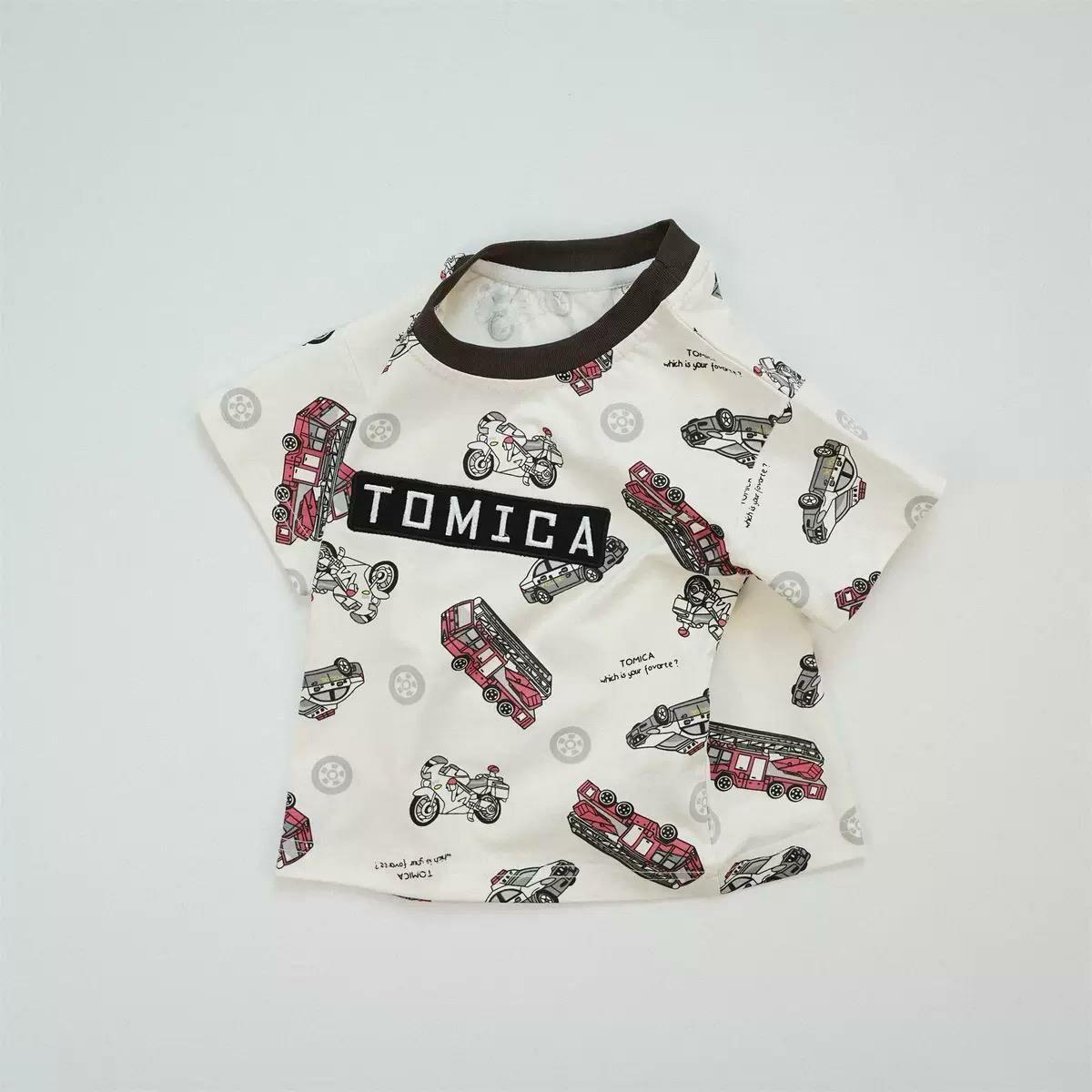 廠單 Tomica 消防車滿印短袖