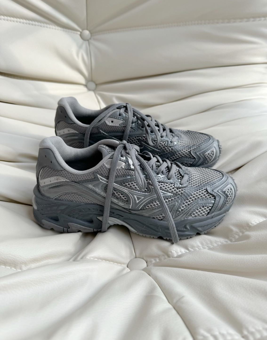 Mizuno Adventure V2 灰銀 男女款老爹鞋