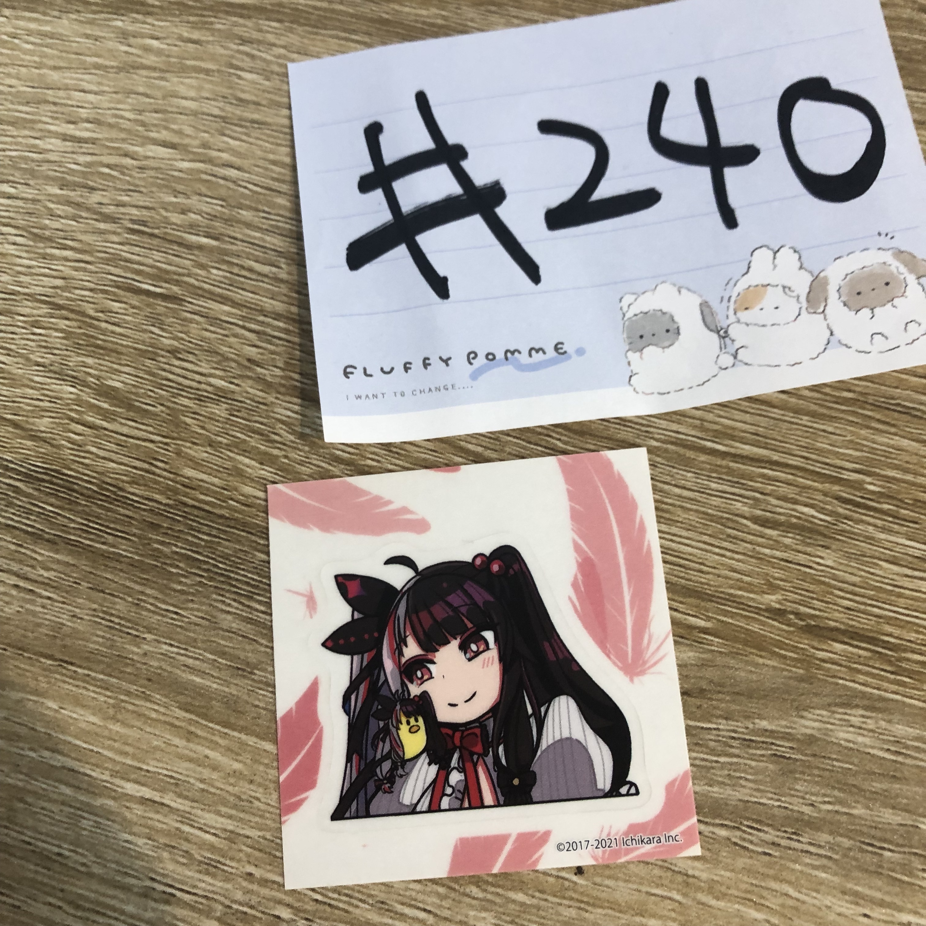 彩虹社 夜見 貼紙#240