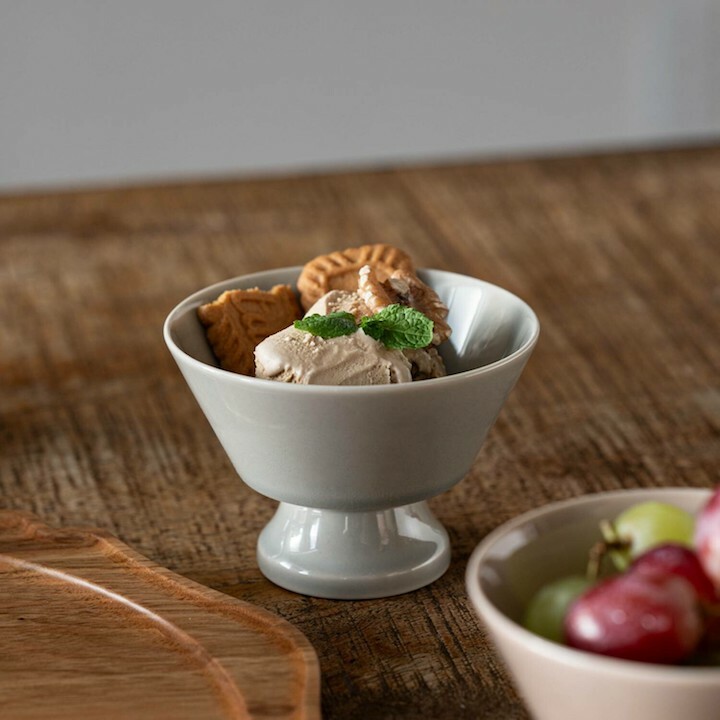 灰色 美濃燒 布丁杯 甜點杯｜日本小田陶器