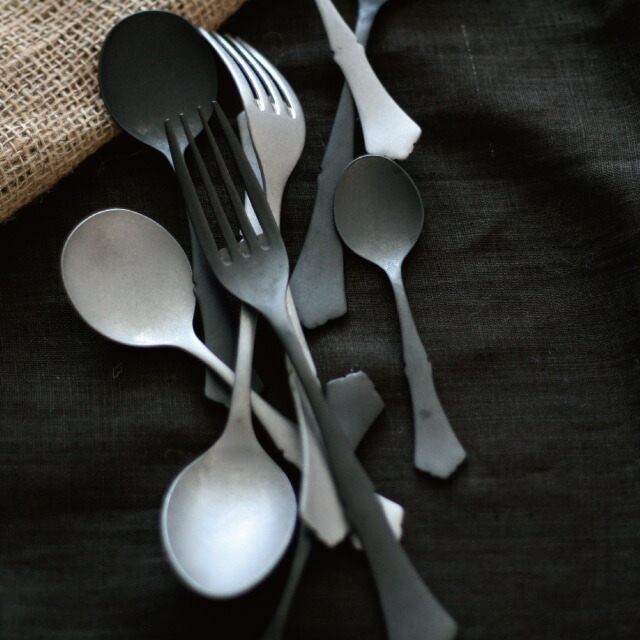 黑色 13cm 復古湯匙｜日本CDF ètendue