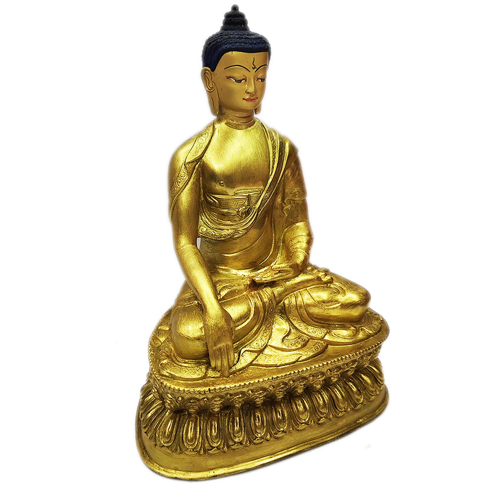 藥師佛{銅鎏金}佛像20公分【十方】110851