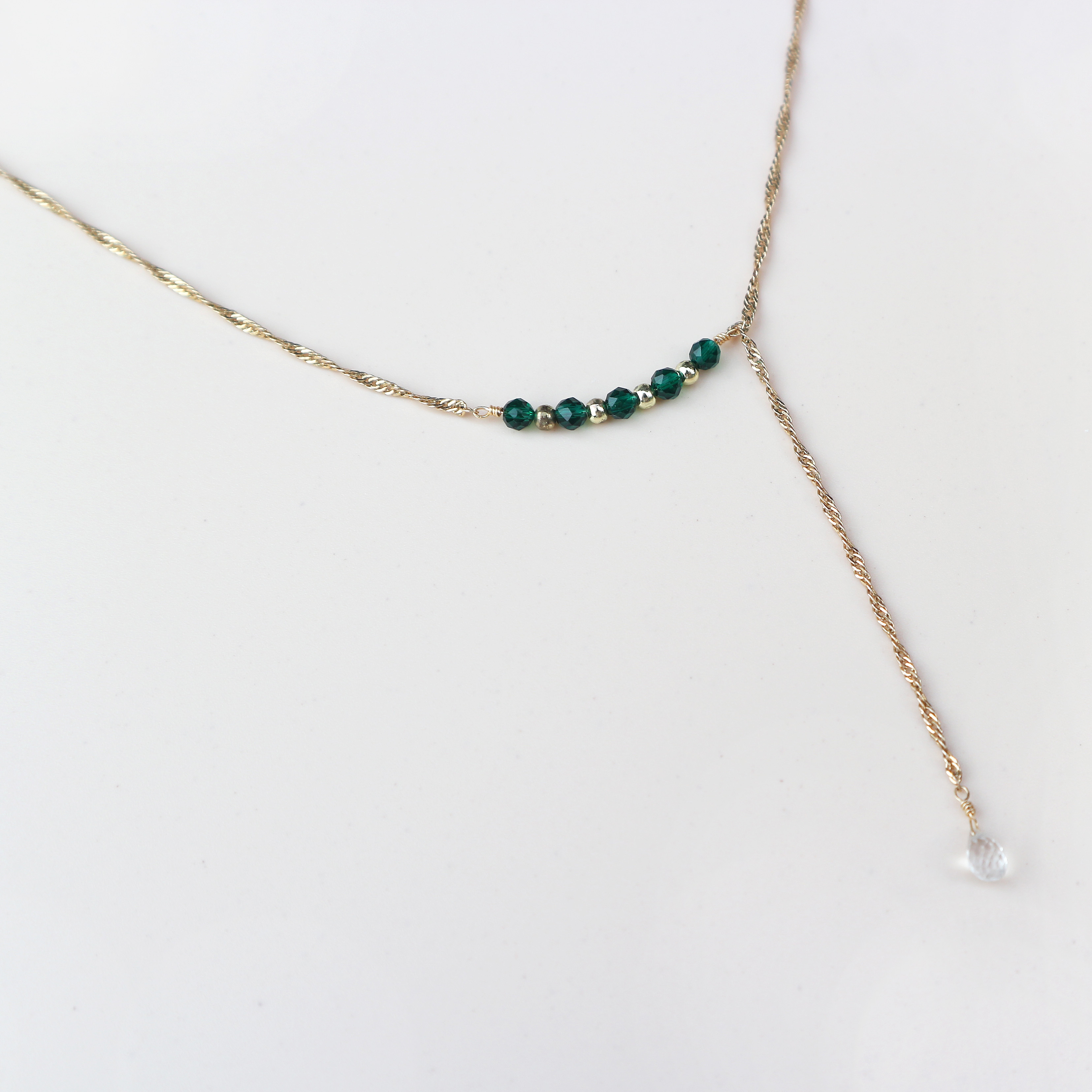 Matcha Lime Fizz 項鍊｜綠尖晶石 |