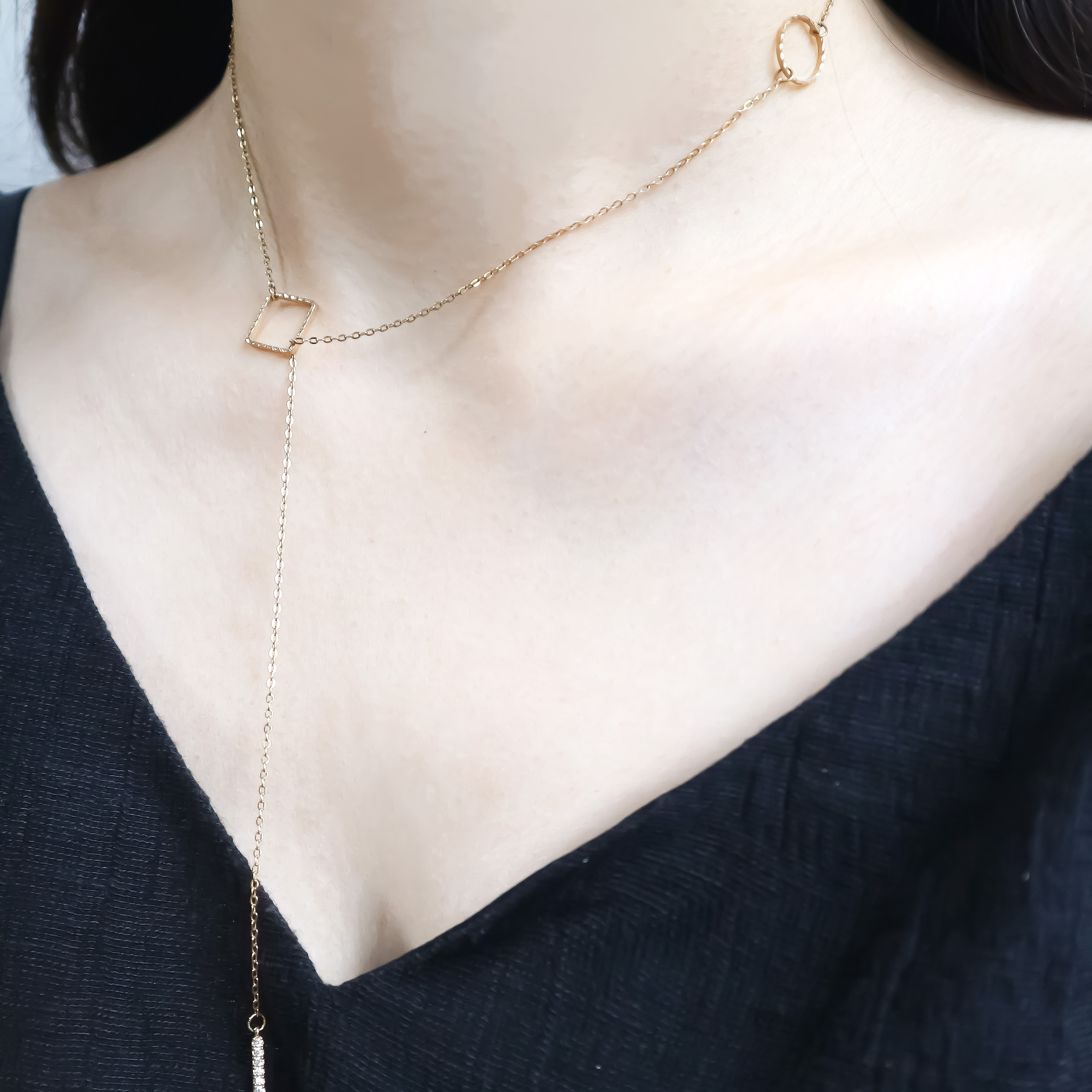 幾何鍊-多戴法-14K注金