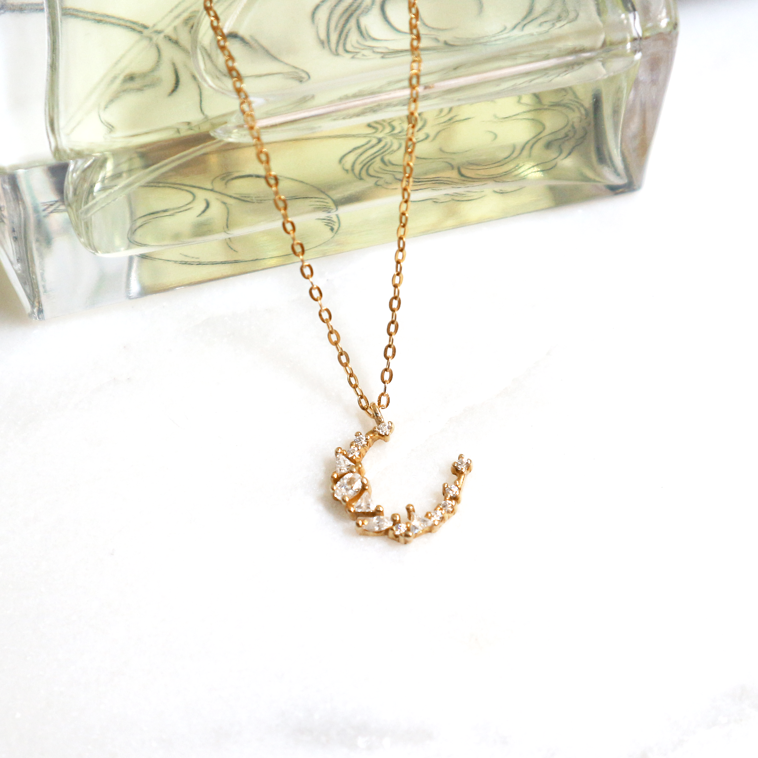 月光項鍊-14K注金