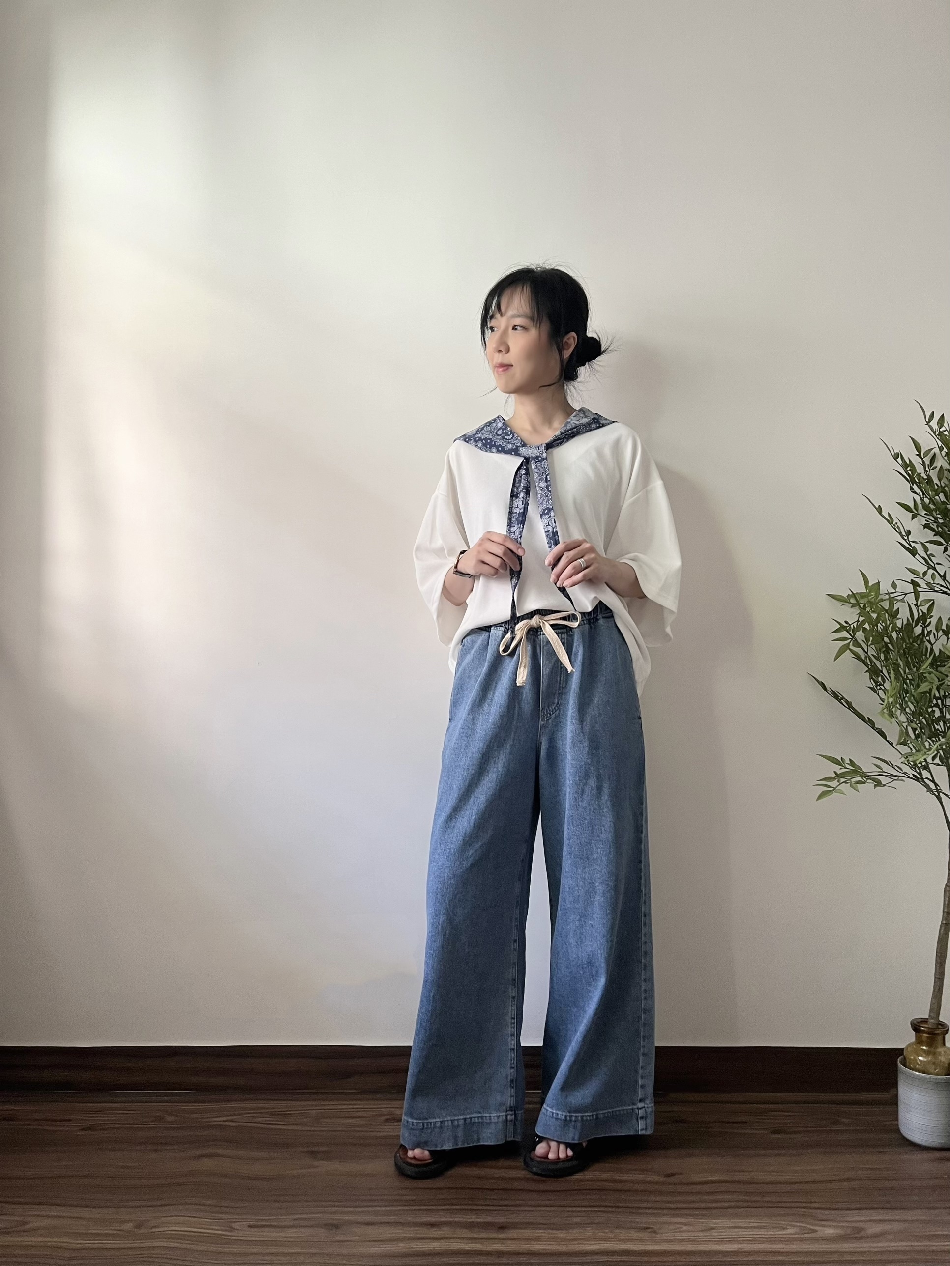 🌿珠地布 鬆身Basic Tee