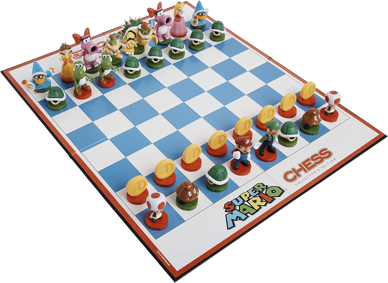 超級瑪利歐西洋棋 / 鐵盒組 Super Mario Chess Collectors Edition 28cm