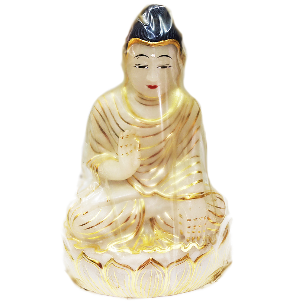 玉佛{緬甸白玉}佛 29公分【十方】148190