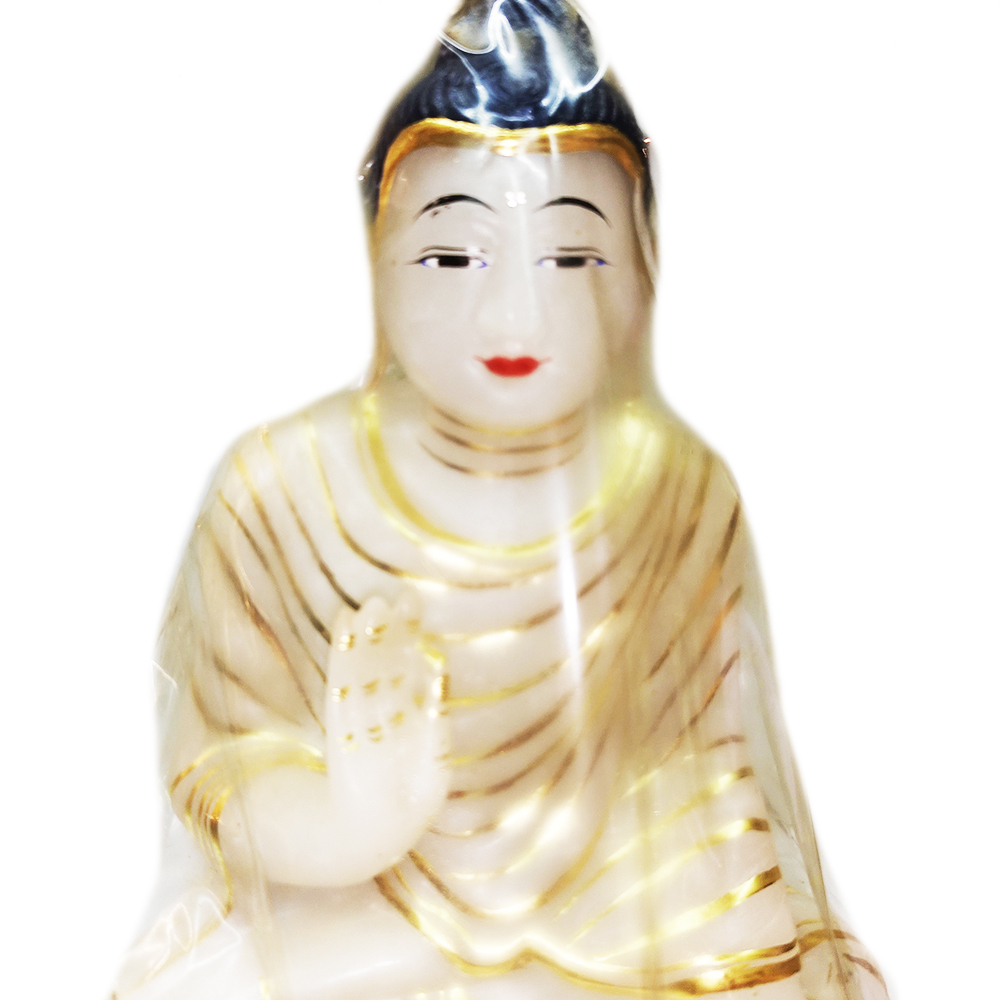 玉佛{緬甸白玉}佛 29公分【十方】148190