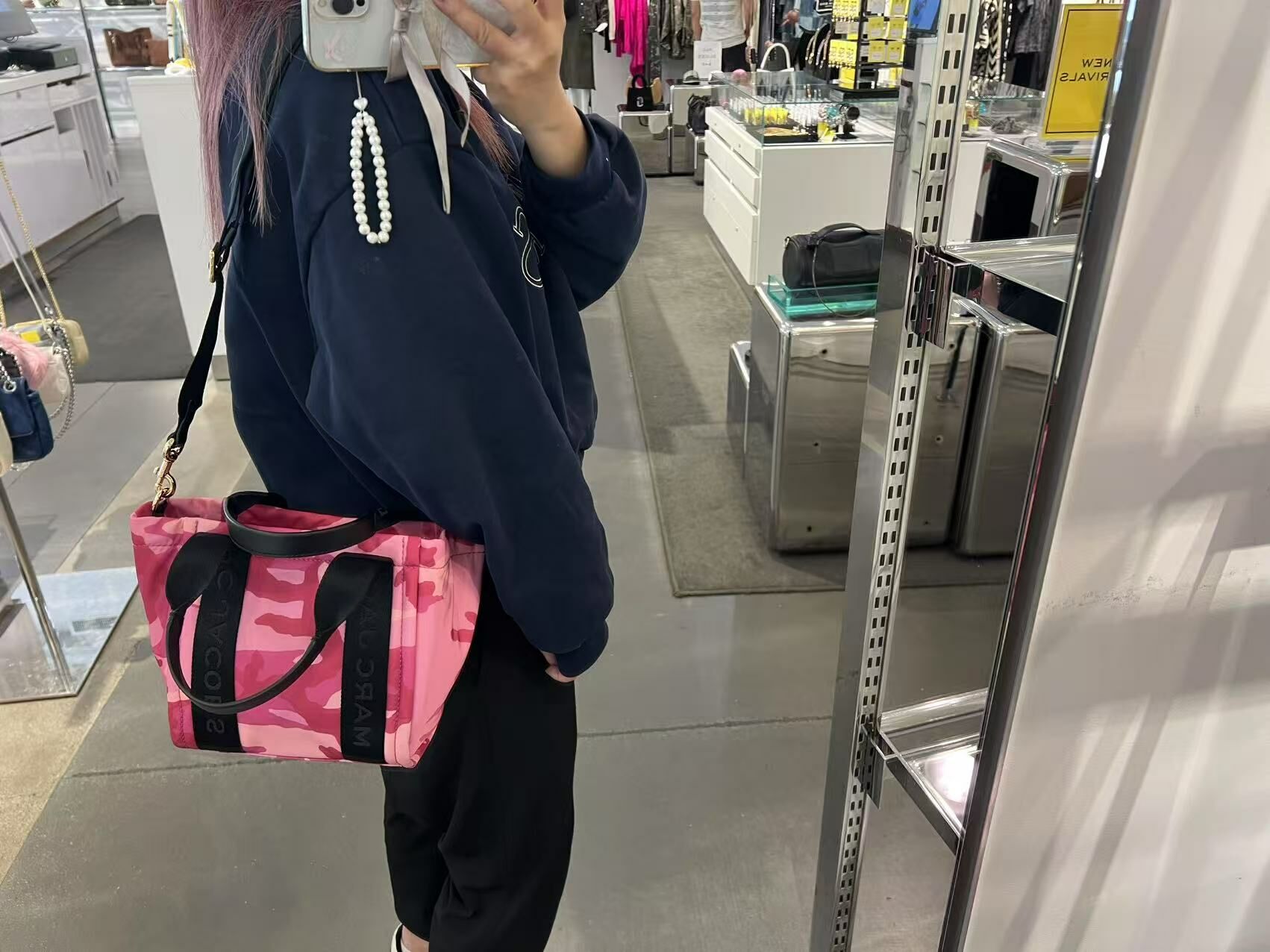 【預購】Marc Jacobs G041817 粉色迷彩tote包包