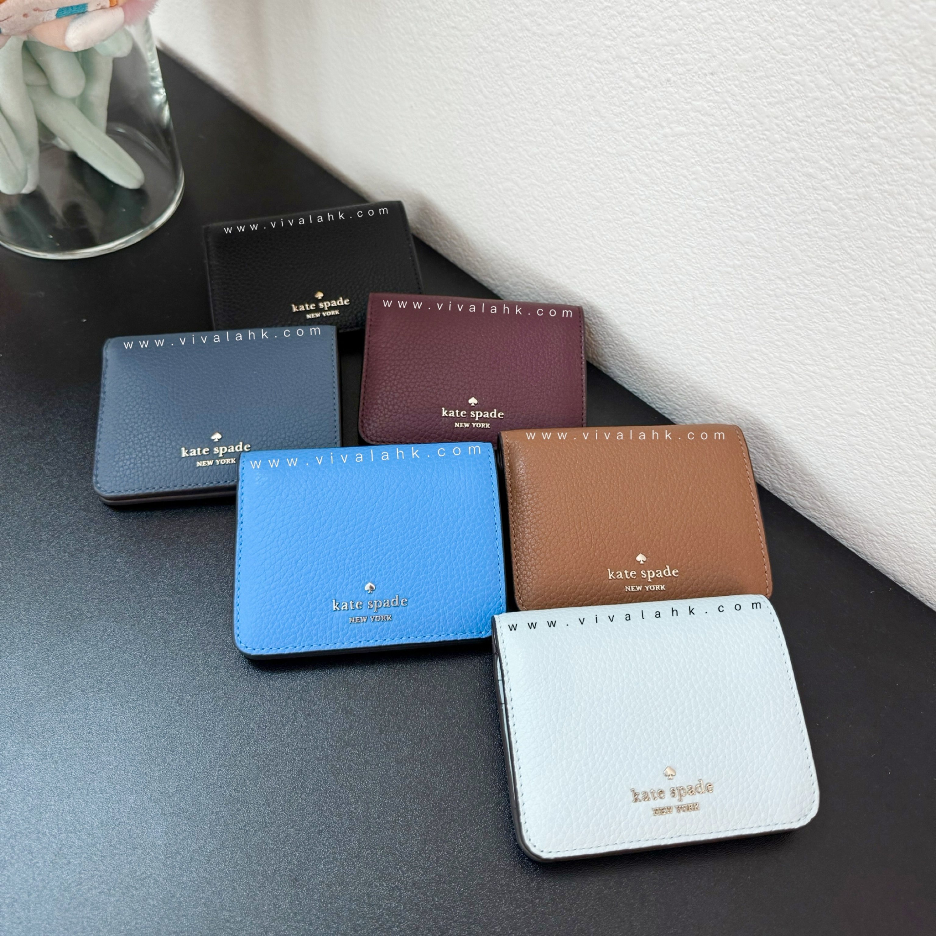 Kate Spade - Lena 對摺細銀包 (KH788)