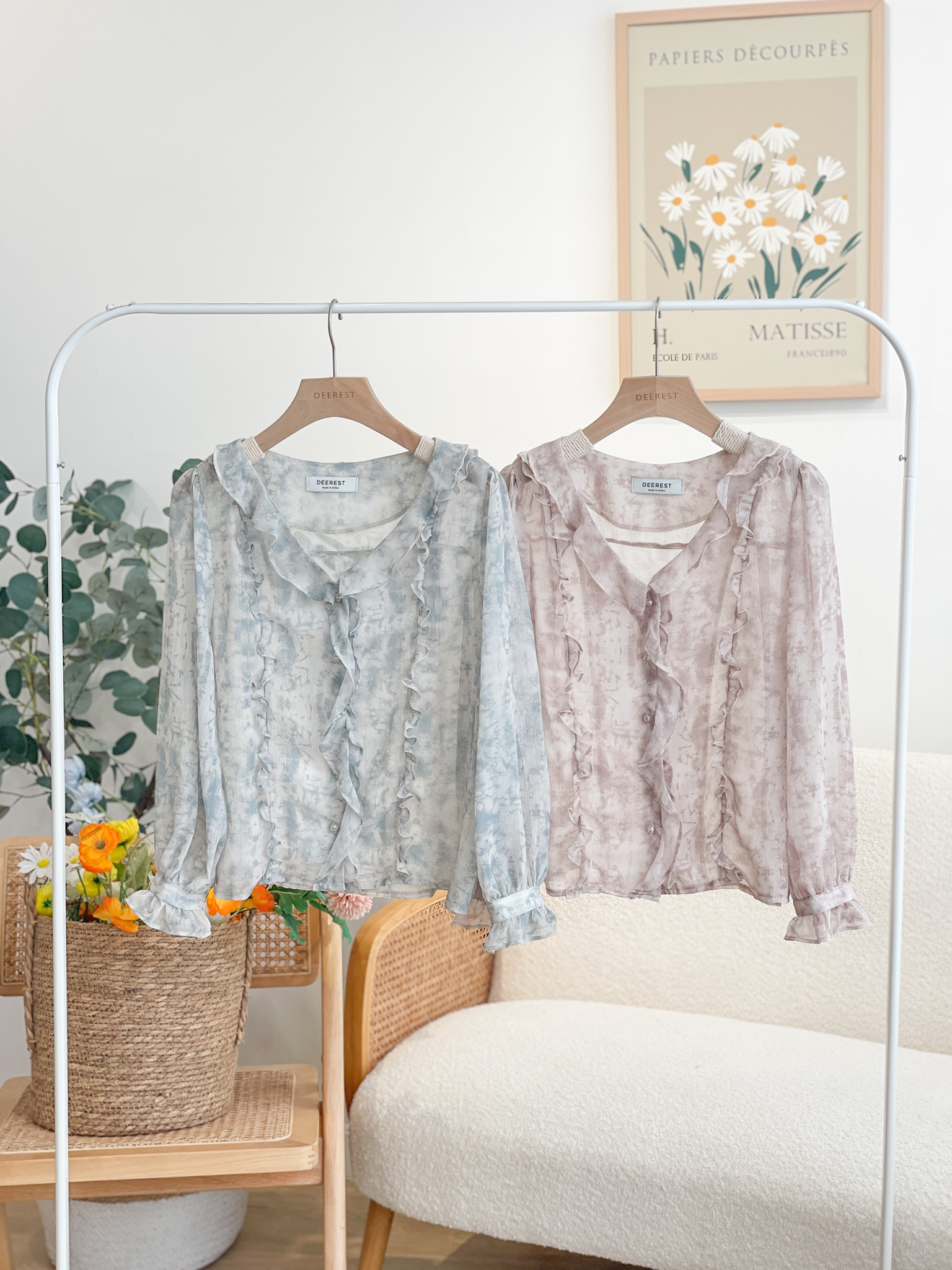 T1273 【Dailideer】Misty Hazy Blouse