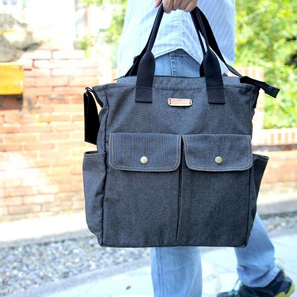 kyokuhaku 帆布側背包 肩背包