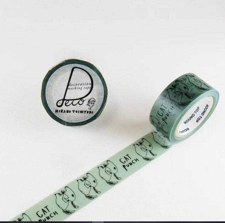 Round top washi tape - HIRANO TOSHIYUKI