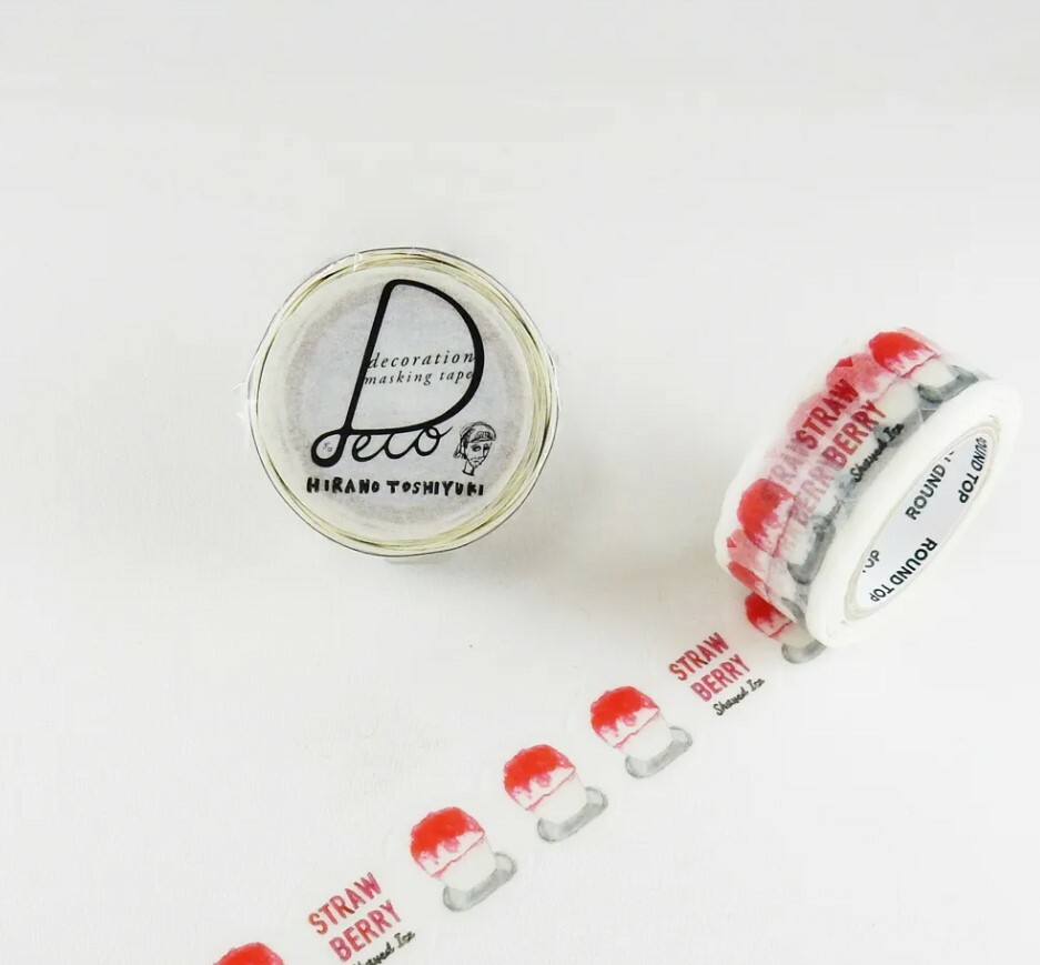 Round top washi tape - HIRANO TOSHIYUKI