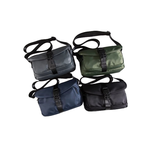 【黎陽】OP日系快拆扣牛津布郵差包(黑、藍、綠、灰) 日常/工裝/休閒/街頭潮流 70CST1047