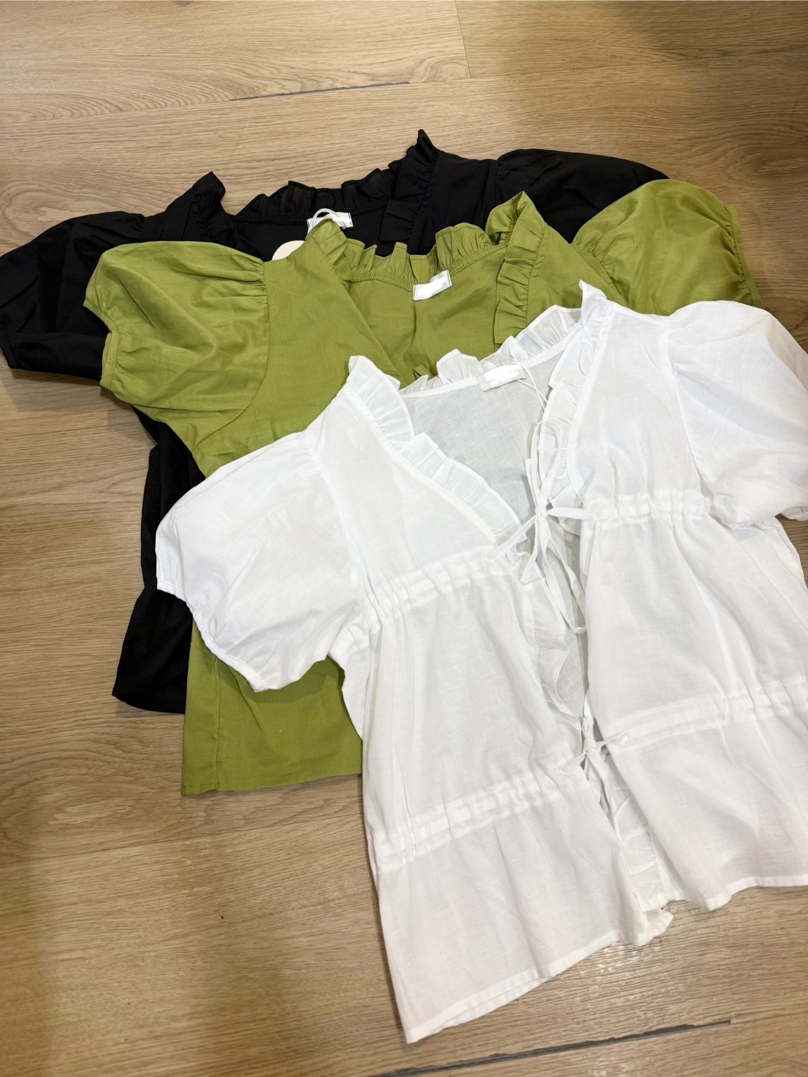 摺摺V領收緊綁帶TOP