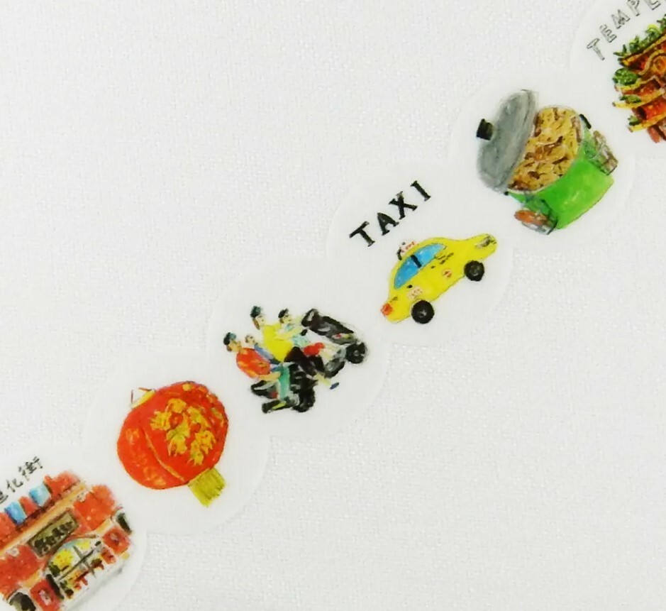 Round top washi tape - HIRANO TOSHIYUKI